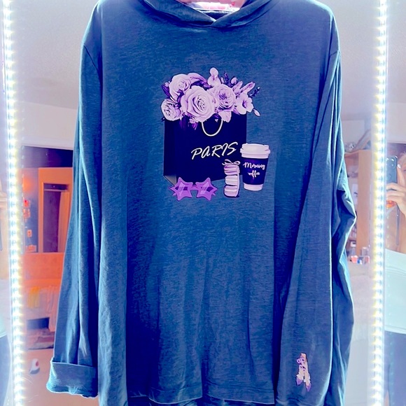 Soft serve cloud cotton lightweight hoodie - Picture 2 of 5